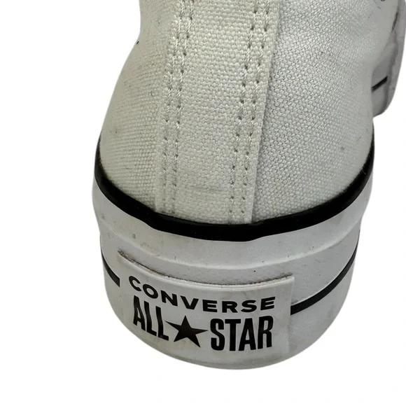 Converse Kids Chuck Taylor All Star Lift Platform Canvas High-Top Sneakers - Picture 10 of 15